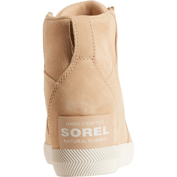 NEW Sorel  Out N About Wedge Boots Waterproof Suede in Canoe For Women 825 5s3 - Picture 4 of 6
